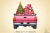 Christmas Truck Clipart Bundle 4