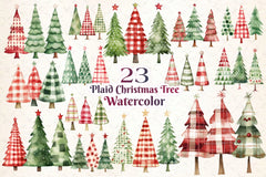 Christmas Tree Clipart Bundle 15 - CraftNest - Digital Crafting and Art