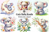 Cute Baby Koala Clipart Bundle