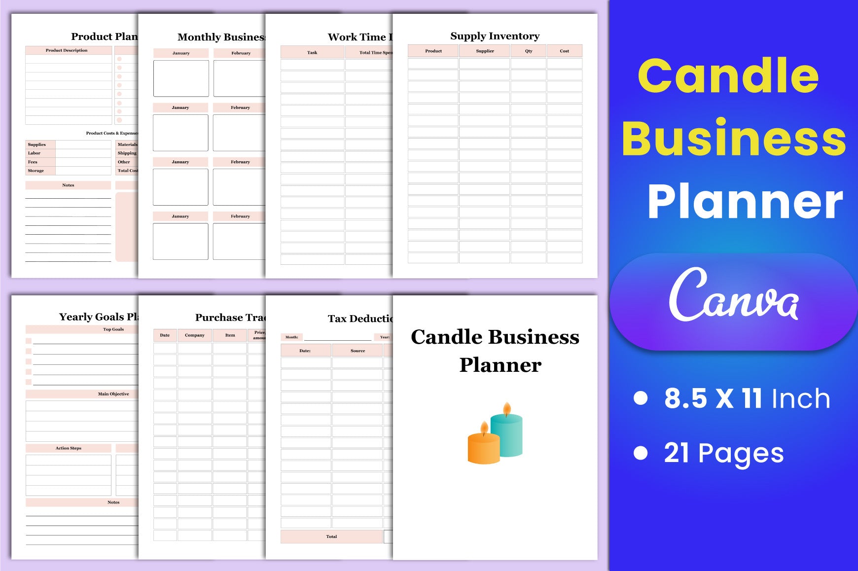 Candle Business Planner