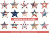 4th of July Stars Clipart