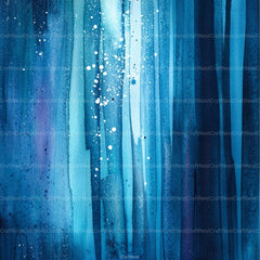 Blue Holographic Glitter Digital Paper - CraftNest - Digital Crafting and Art