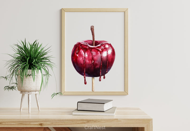 Burgundy Halloween Clipart Bundle - CraftNest - Digital Crafting and Art