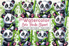Cute Panda Clipart Bundle