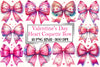 Valentine Heart Bow Clipart Bundle