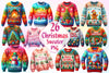 Colorful Christmas Sweater Clipart Bundle