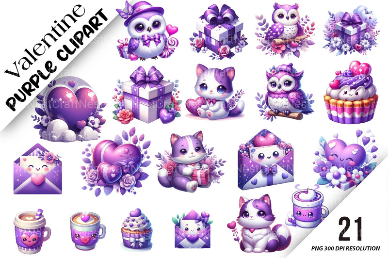 Valentine's Day Clipart Bundle 28 - CraftNest - Digital Crafting and Art
