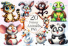 Funny Animals Clipart Bundle 6
