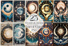 Mystical Moon Tarot Card Clipart Bundle 5