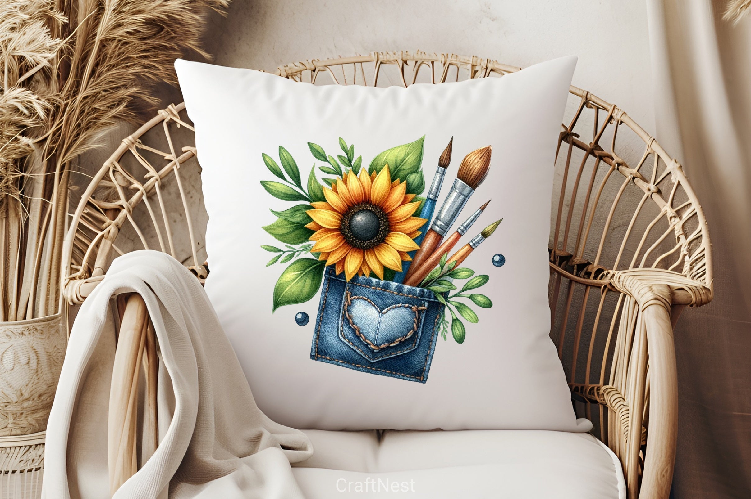 Sunflower Clipart Bundle - CraftNest - Digital Crafting and Art