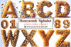 Honeycomb Alphabet Clipart Bundle