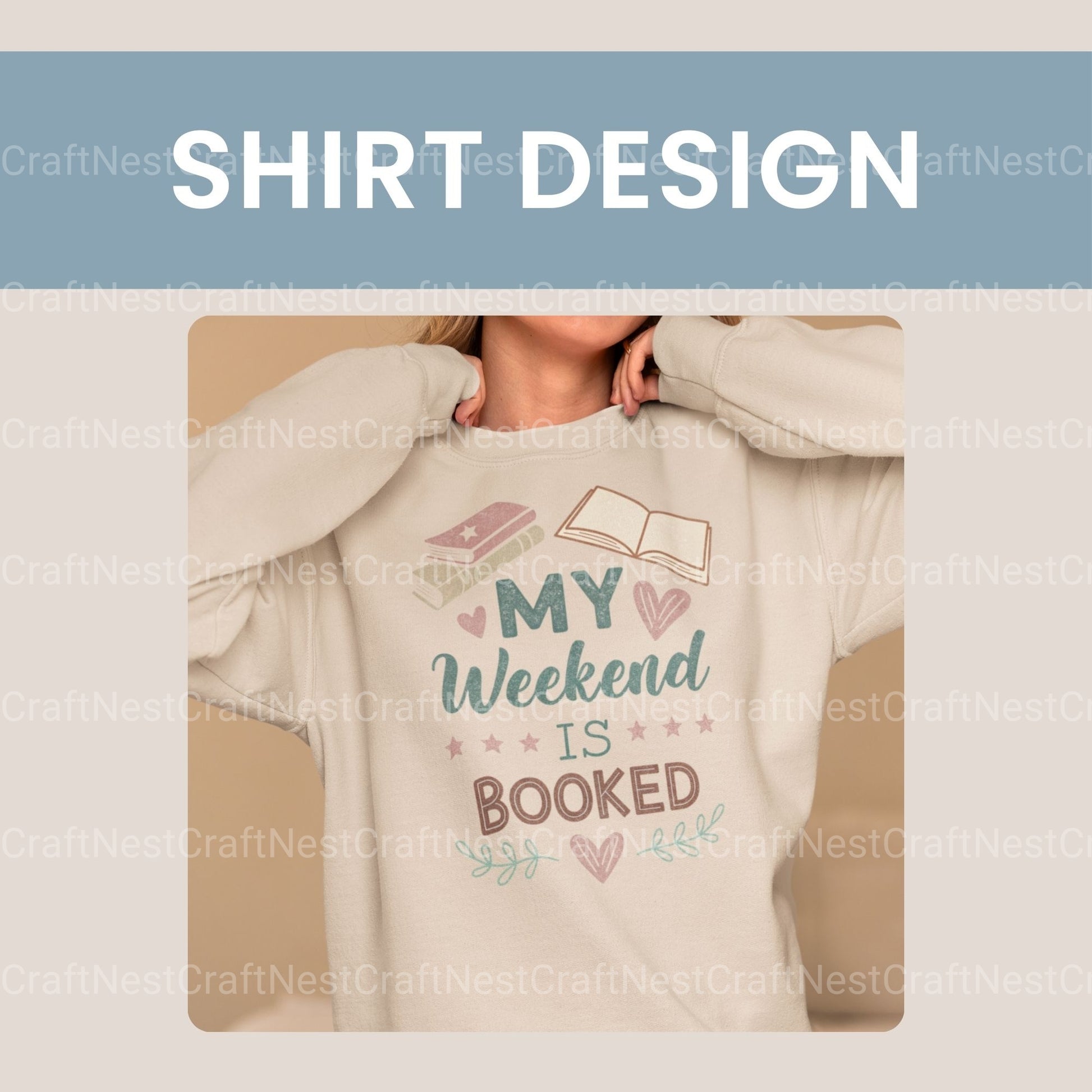 My Weekend Is Booked Clipart Bundle - CraftNest - Digital Crafting and Art