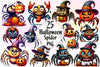 Halloween Spider Clipart Bundle