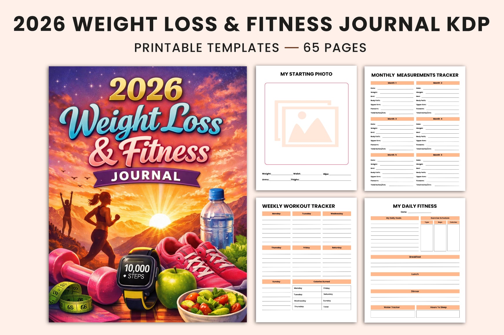Weight Loss Fitness Journal