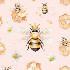 Princess Bee Digital Paper - CraftNest - Digital Crafting and Art