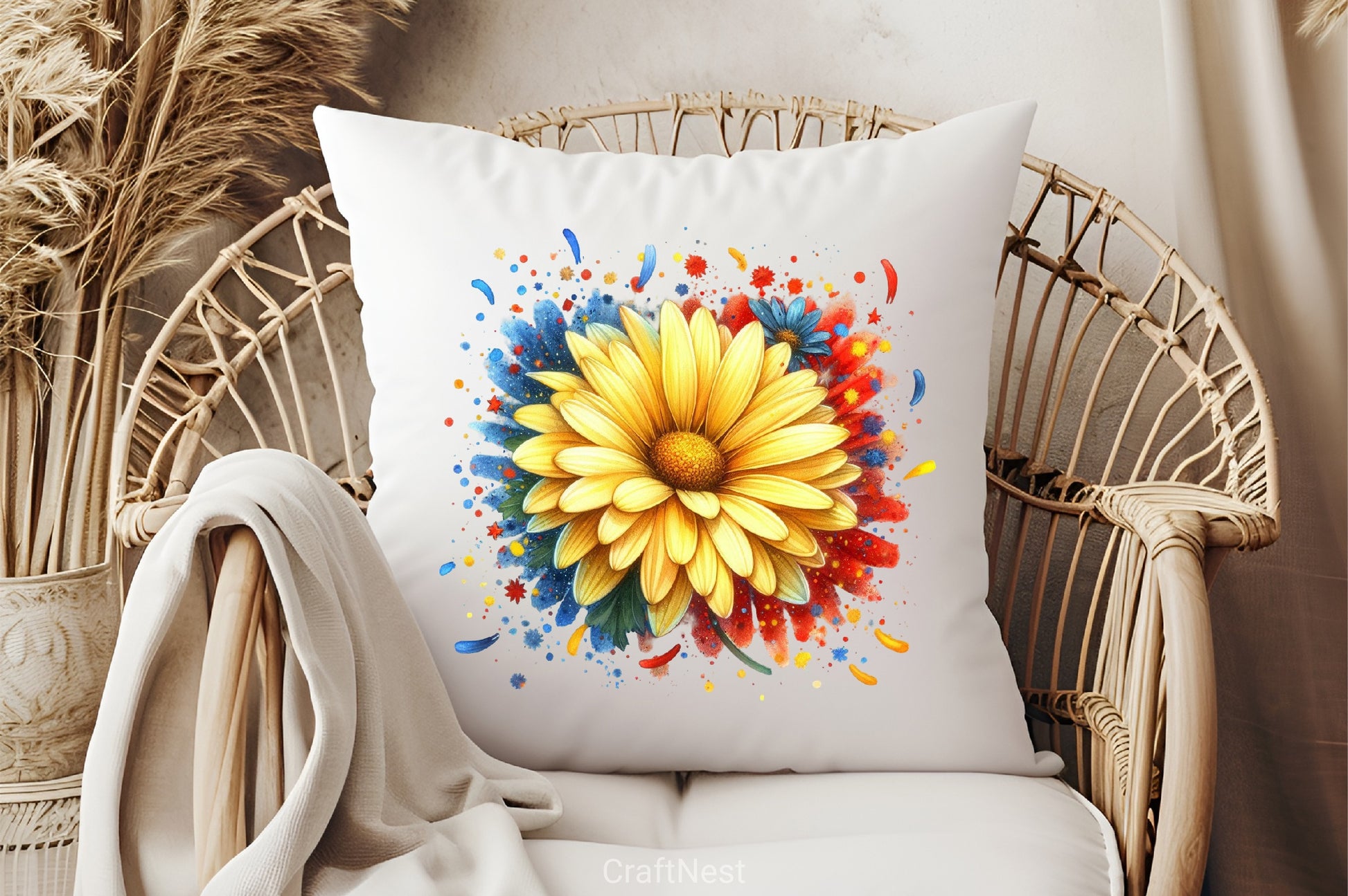 Patriotic Floral Clipart Bundle 1 - CraftNest - Digital Crafting and Art