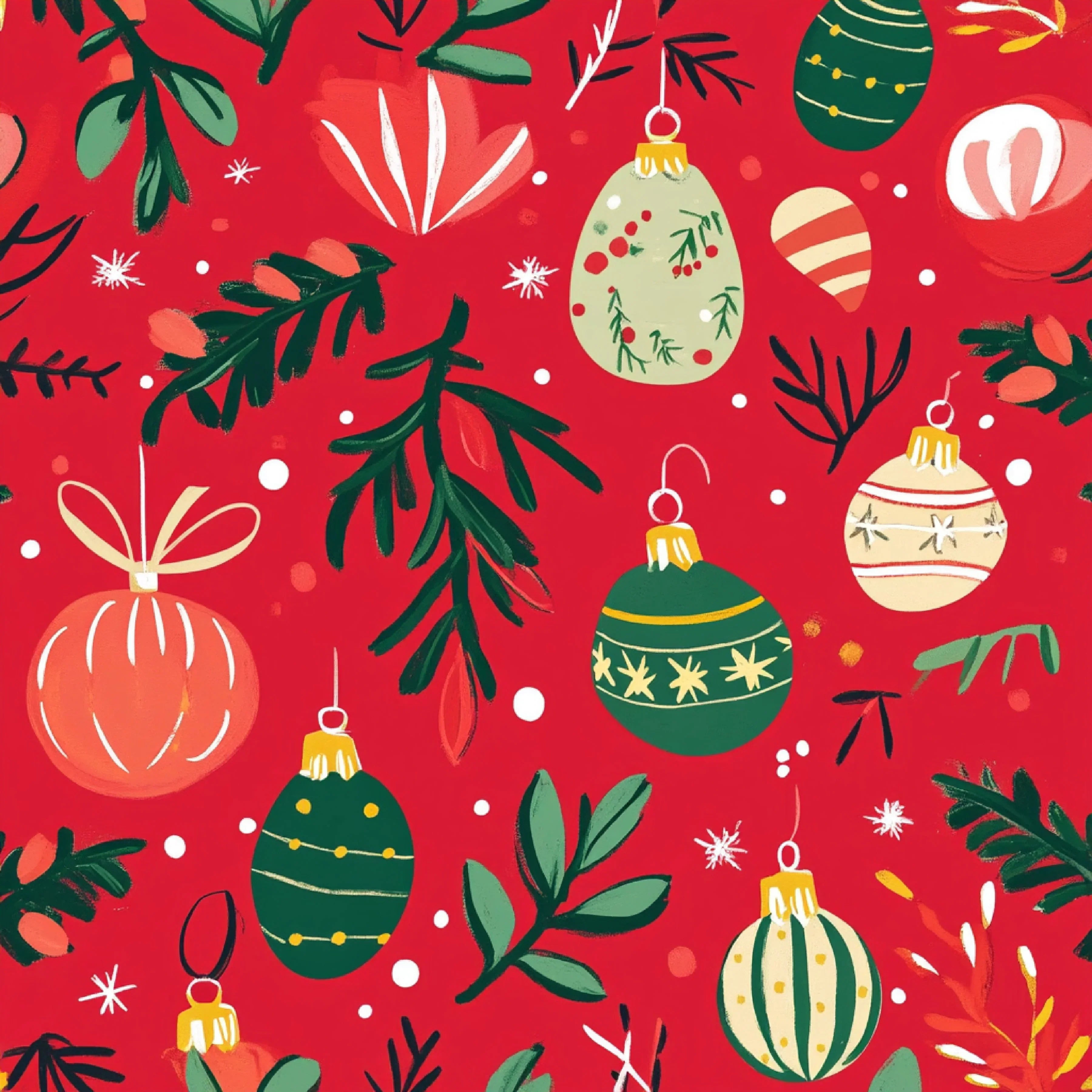 Merry & Bright Christmas Patterns Clipart Bundle - CraftNest - Digital Crafting and Art