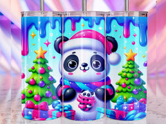Christmas Panda Tumbler Wrap Bundle 1 - CraftNest - Digital Crafting and Art