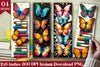 Butterfly Floral Bookmark Journal 3