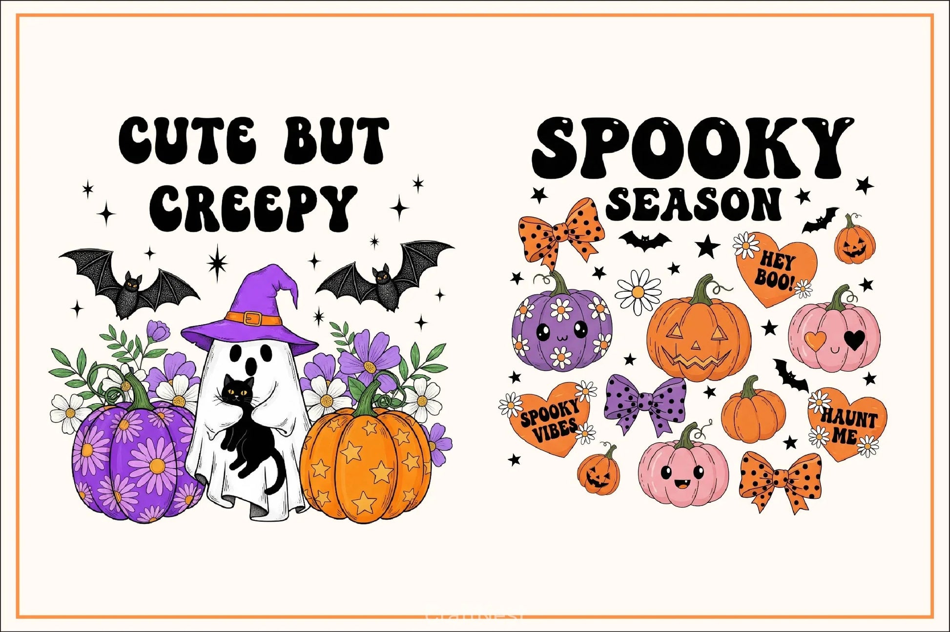 Groovy Halloween Clipart Bundle 13 - CraftNest - Digital Crafting and Art