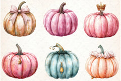 Coquette Pumpkin Clipart Bundle - CraftNest - Digital Crafting and Art
