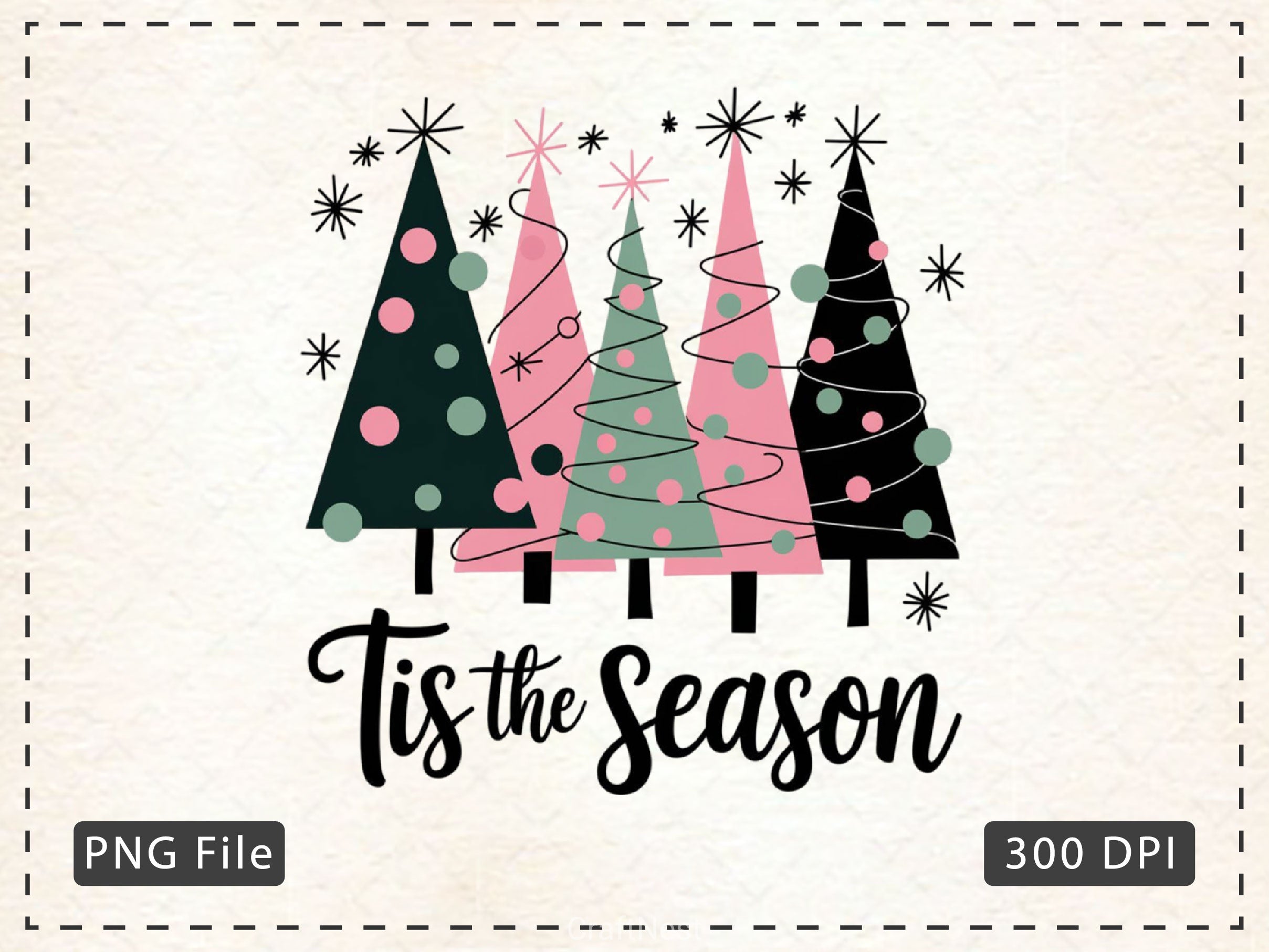 Christmas Trees Clipart Bundle 2 - CraftNest - Digital Crafting and Art