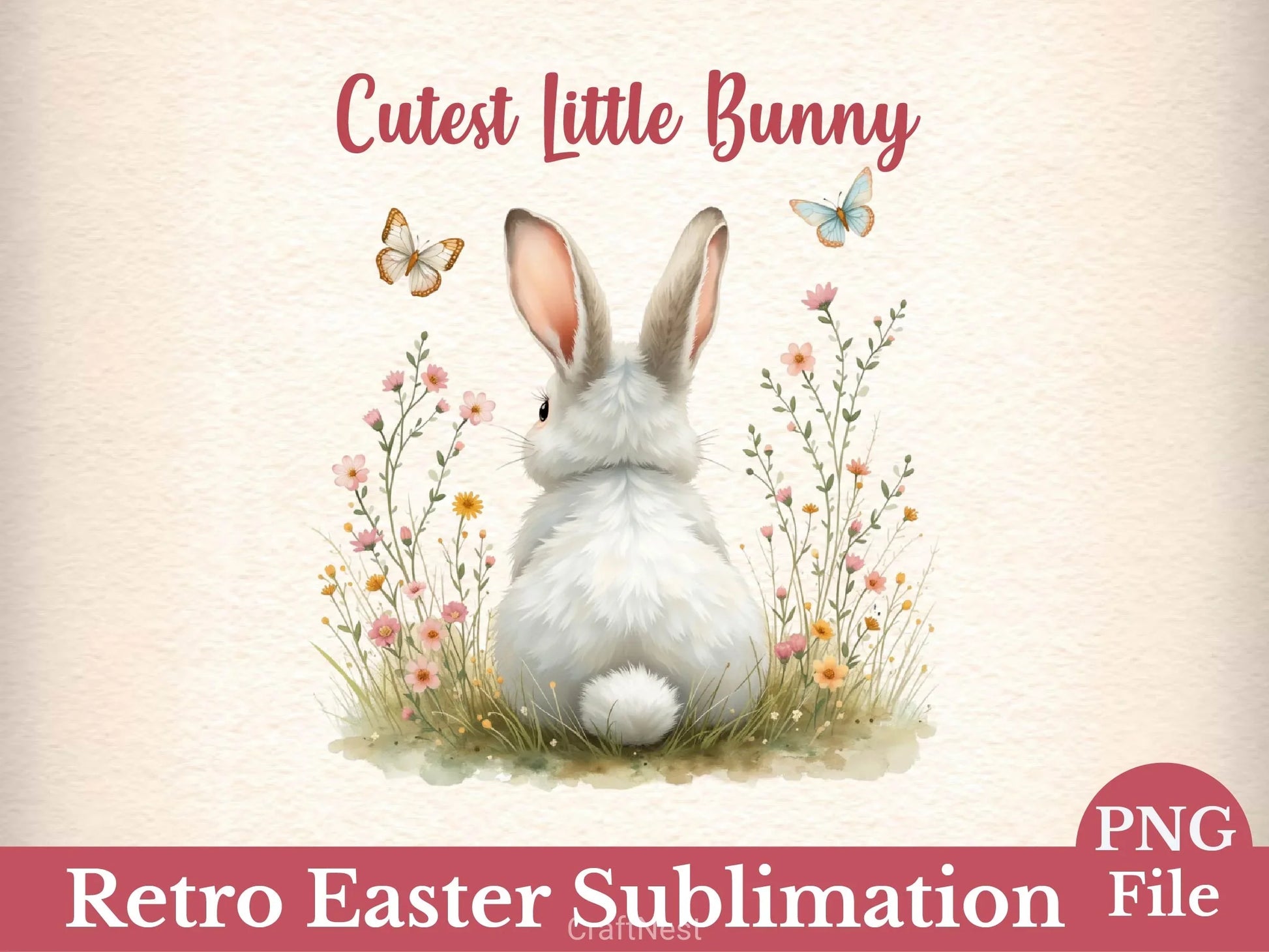 Retro Easter Clipart Bundle 2 - CraftNest - Digital Crafting and Art