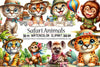 Safari Animals Clipart Bundle