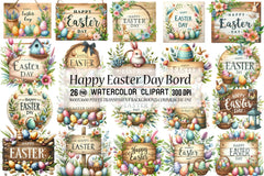 Happy Easter Clipart Bundle 3 - CraftNest - Digital Crafting and Art