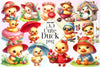 Cute Duck Clipart Bundle