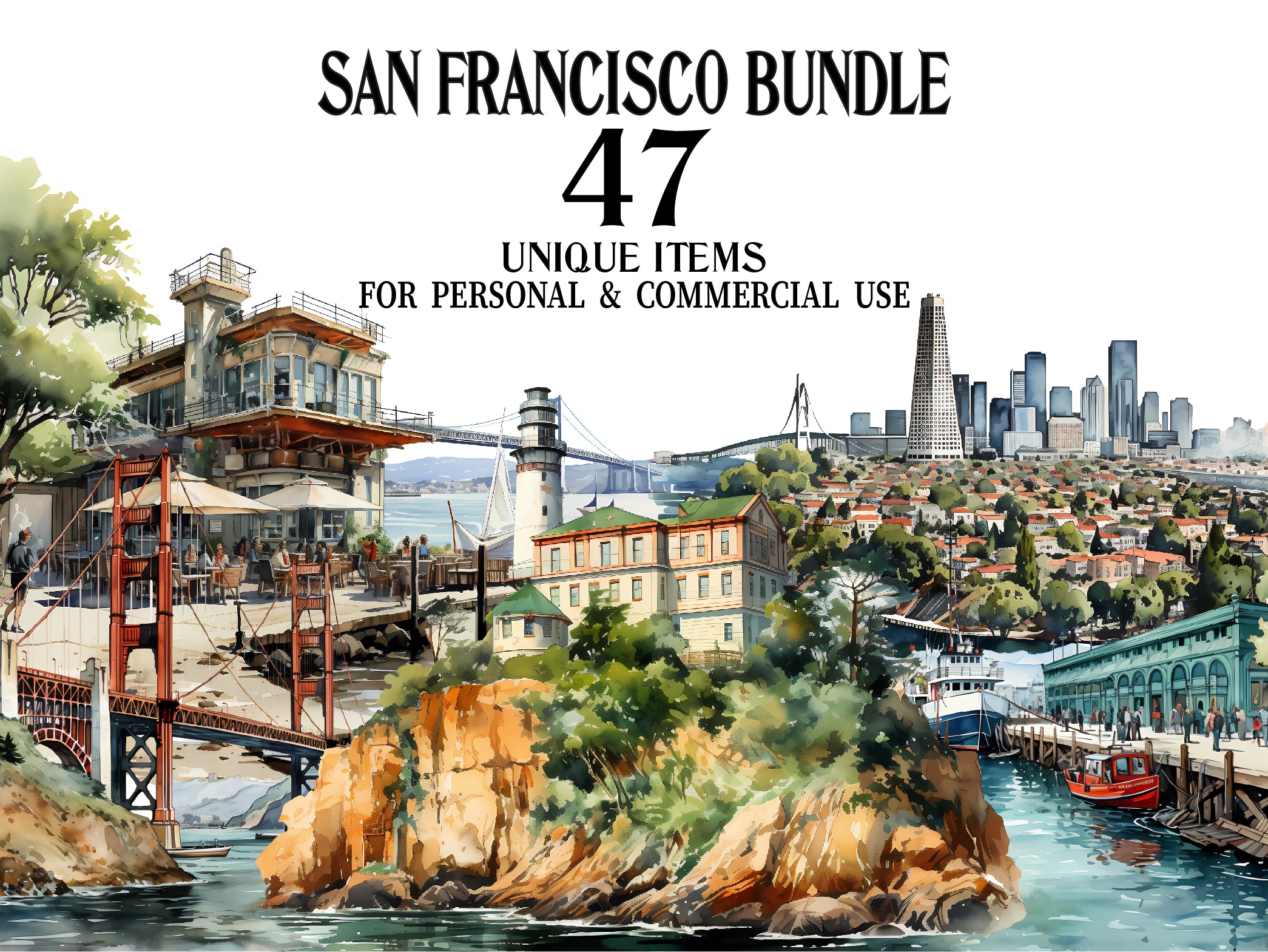 San Francisco Clipart - CraftNest