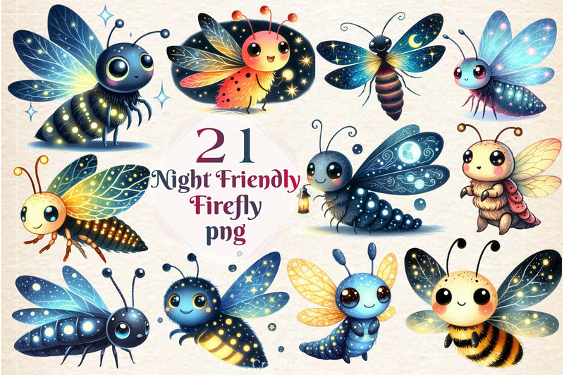 Cute Insects Clipart Bundle - CraftNest - Digital Crafting and Art