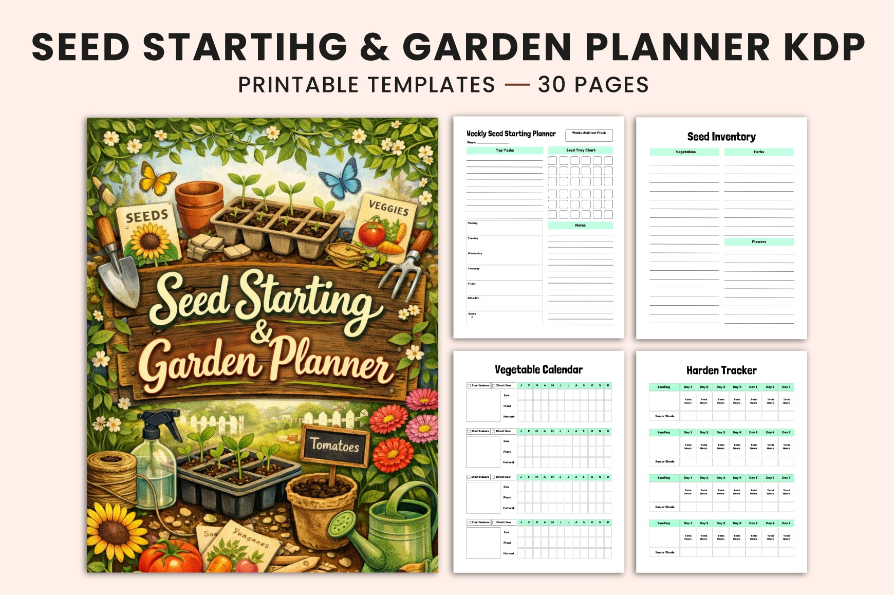Seed Starting Garden Planner