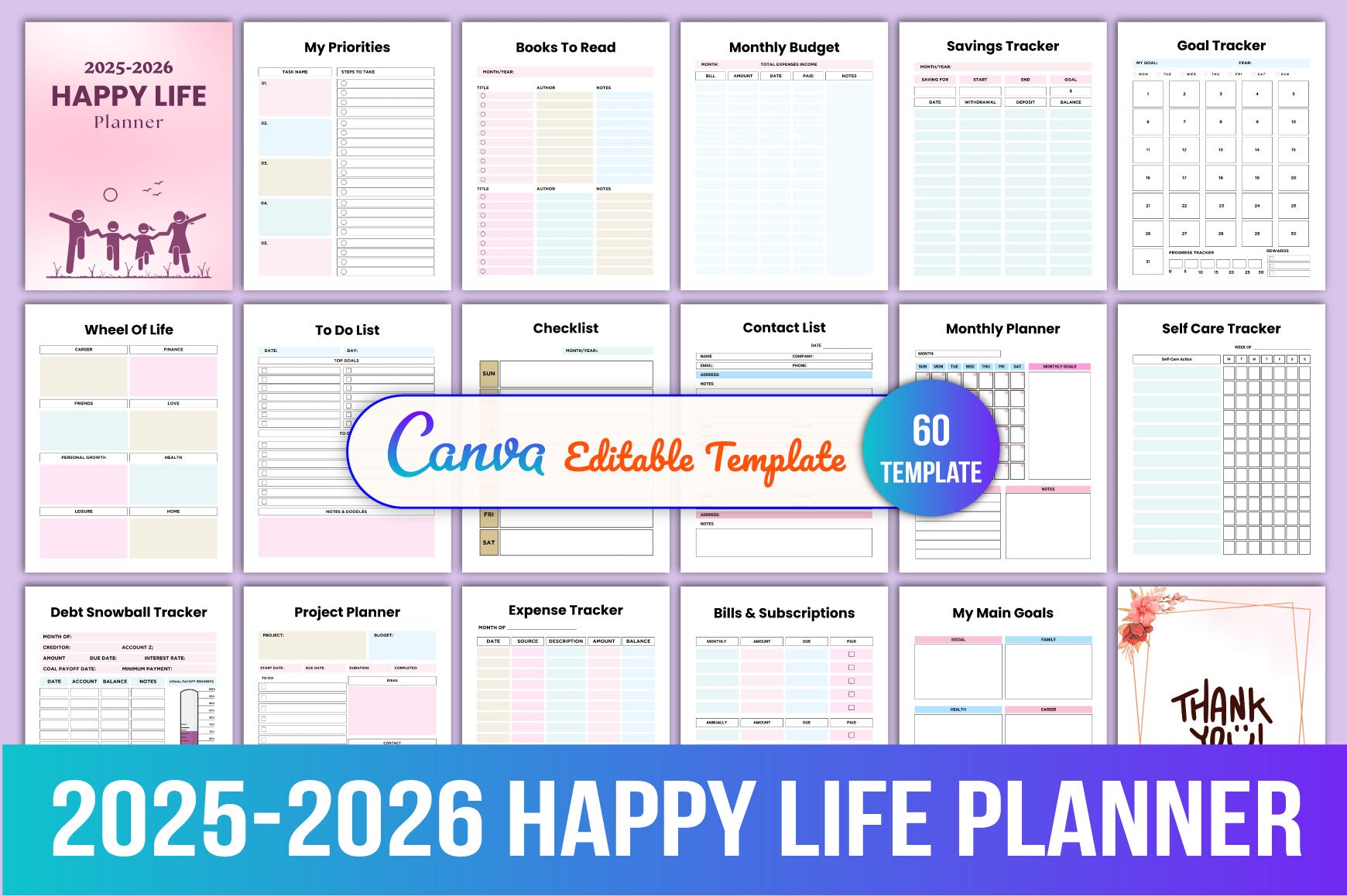 Happy Life Planner