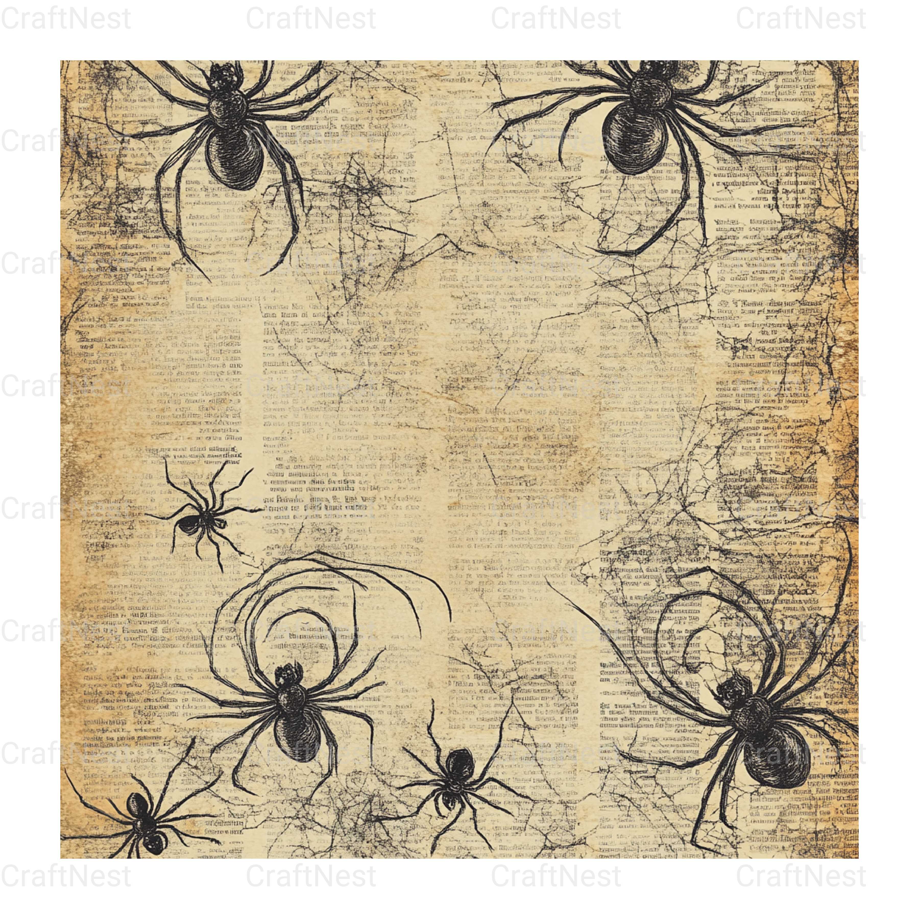 Halloween Damask Clipart Bundle - CraftNest - Digital Crafting and Art