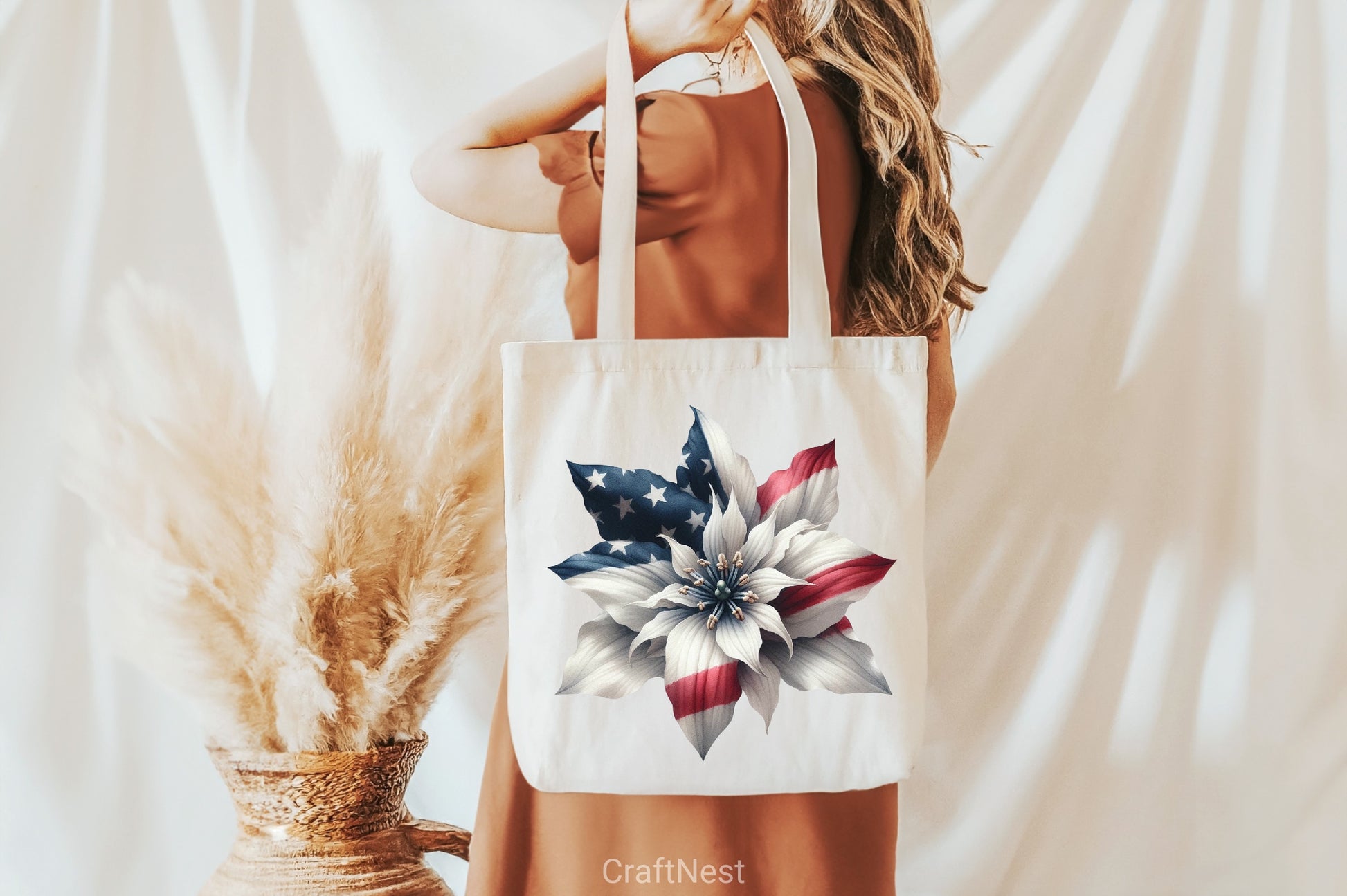 Patriotic Floral Clipart Bundle 1 - CraftNest - Digital Crafting and Art