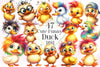 Funny Duck Duck Clipart Bundle