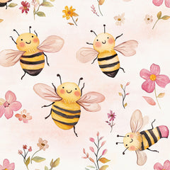 Lovely Bee Digital Paper - CraftNest - Digital Crafting and Art