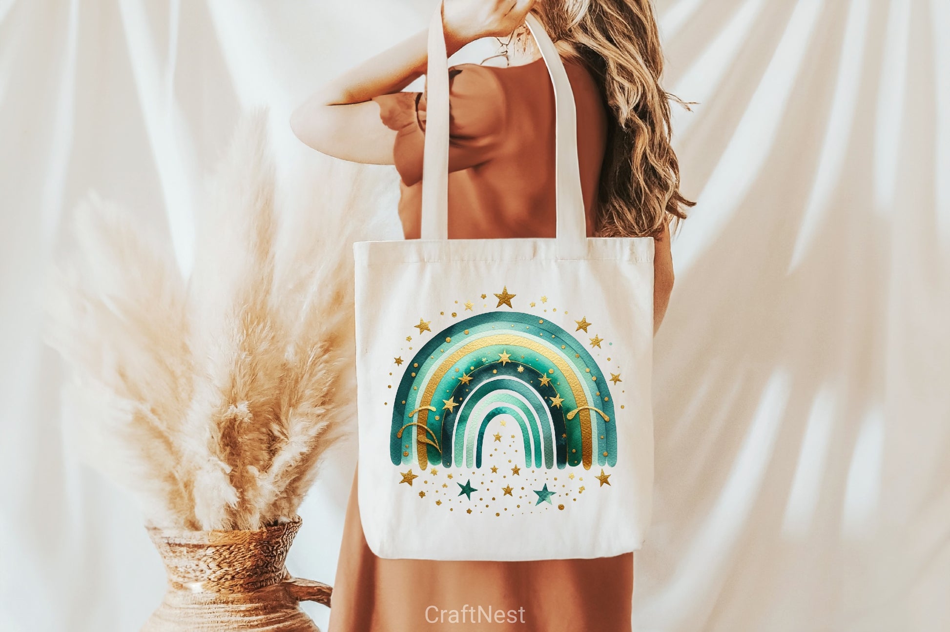 Boho Rainbow Clipart Bundle - CraftNest - Digital Crafting and Art