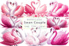 Swan Couple Clipart Bundle