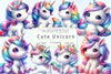 Cute Unicorn Clipart Bundle 9