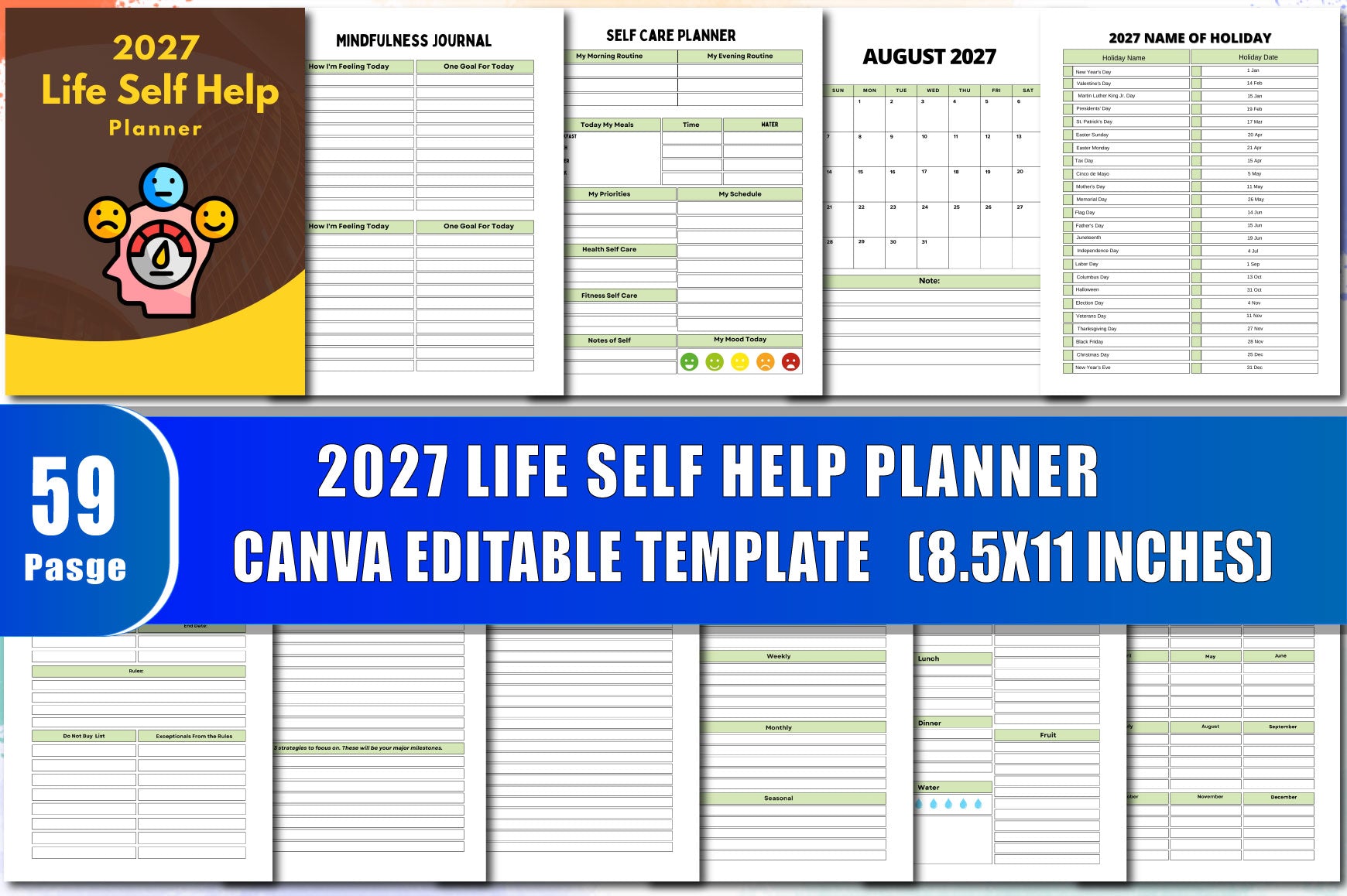 Life Self-Help Planner