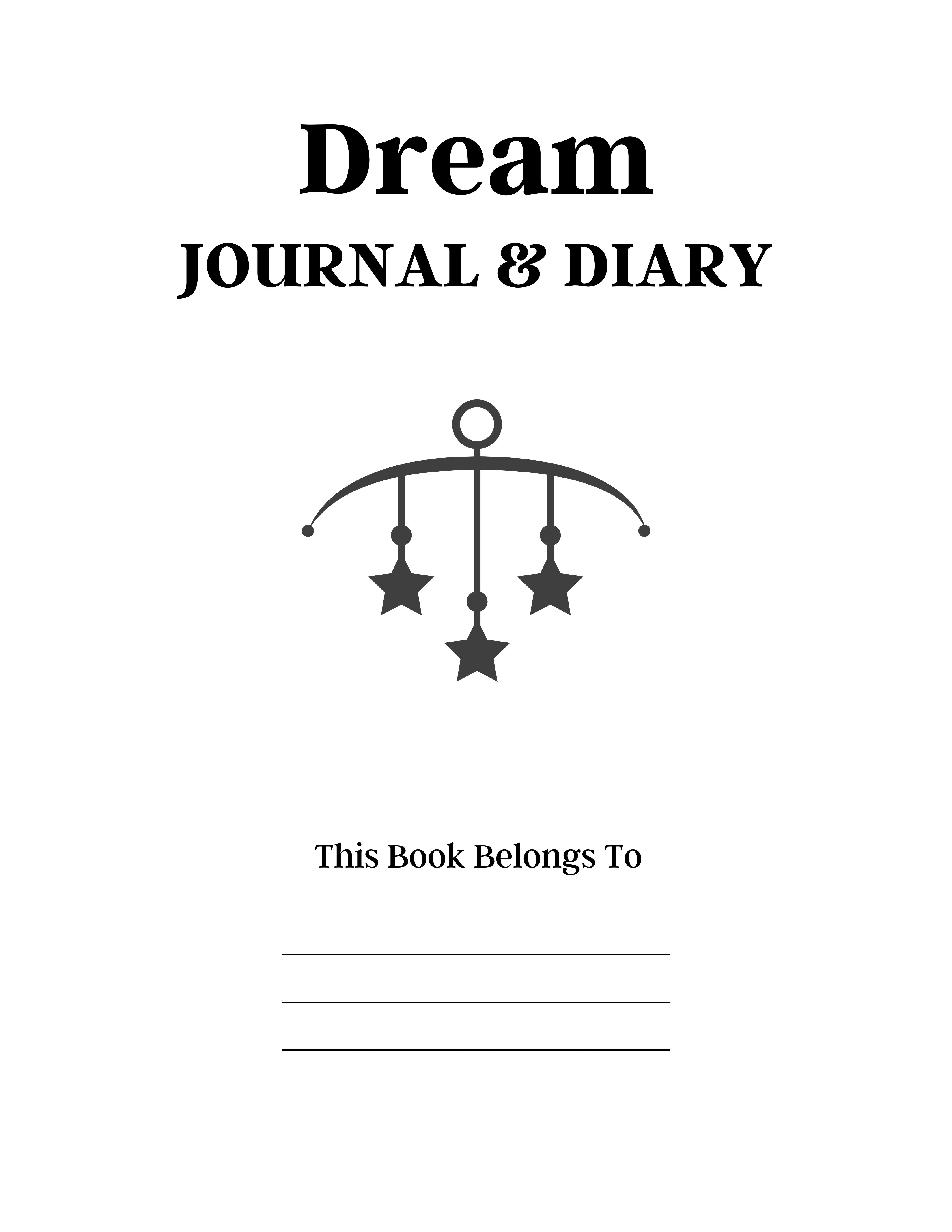 Dream Journal & Diary KDP Planner