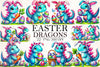 Easter Dragons Clipart Bundle