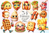 Funny Food Clipart Bundle