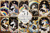Crystal Unicorn Tarot Card Clipart Bundle 2