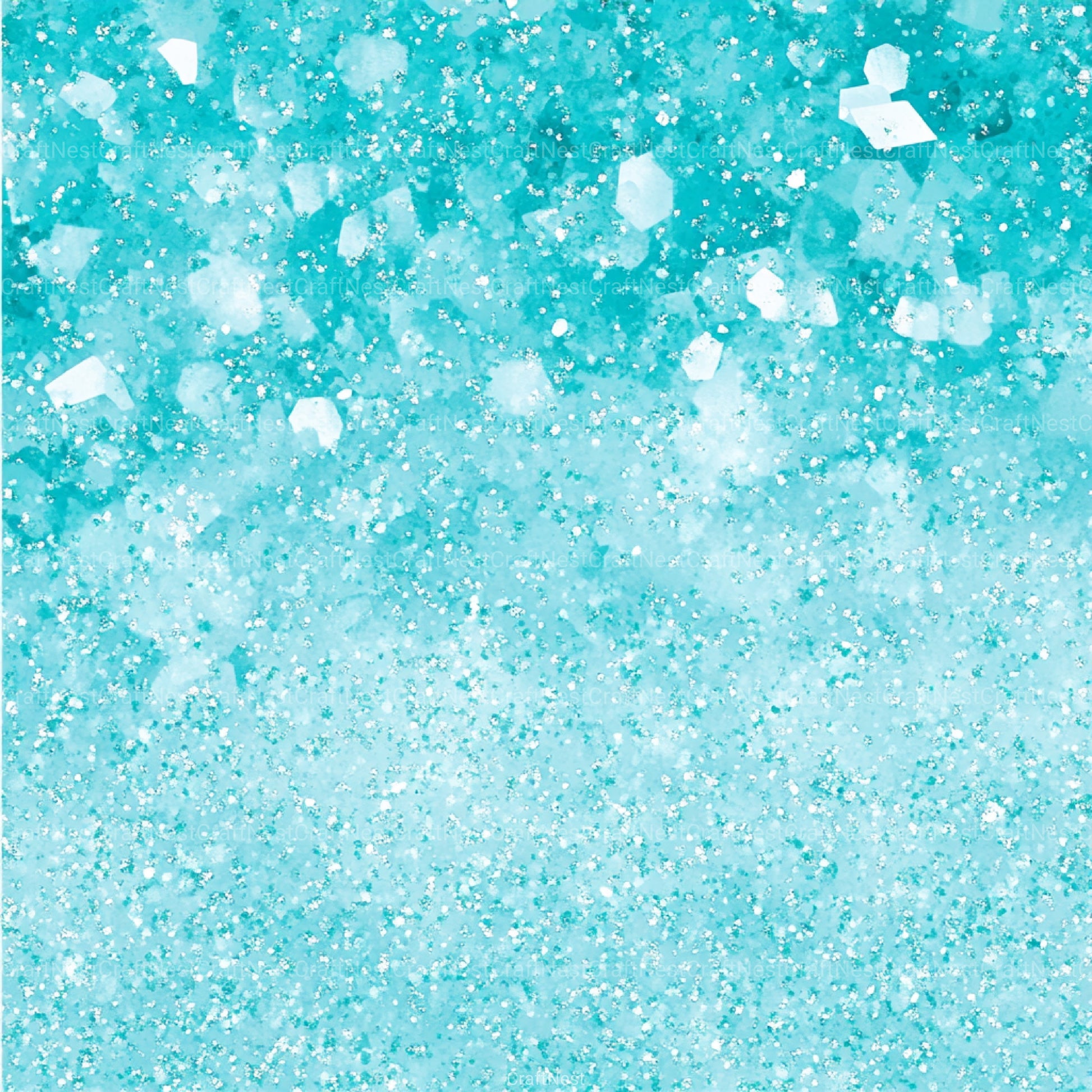 Blue Holographic Glitter Digital Paper - CraftNest - Digital Crafting and Art