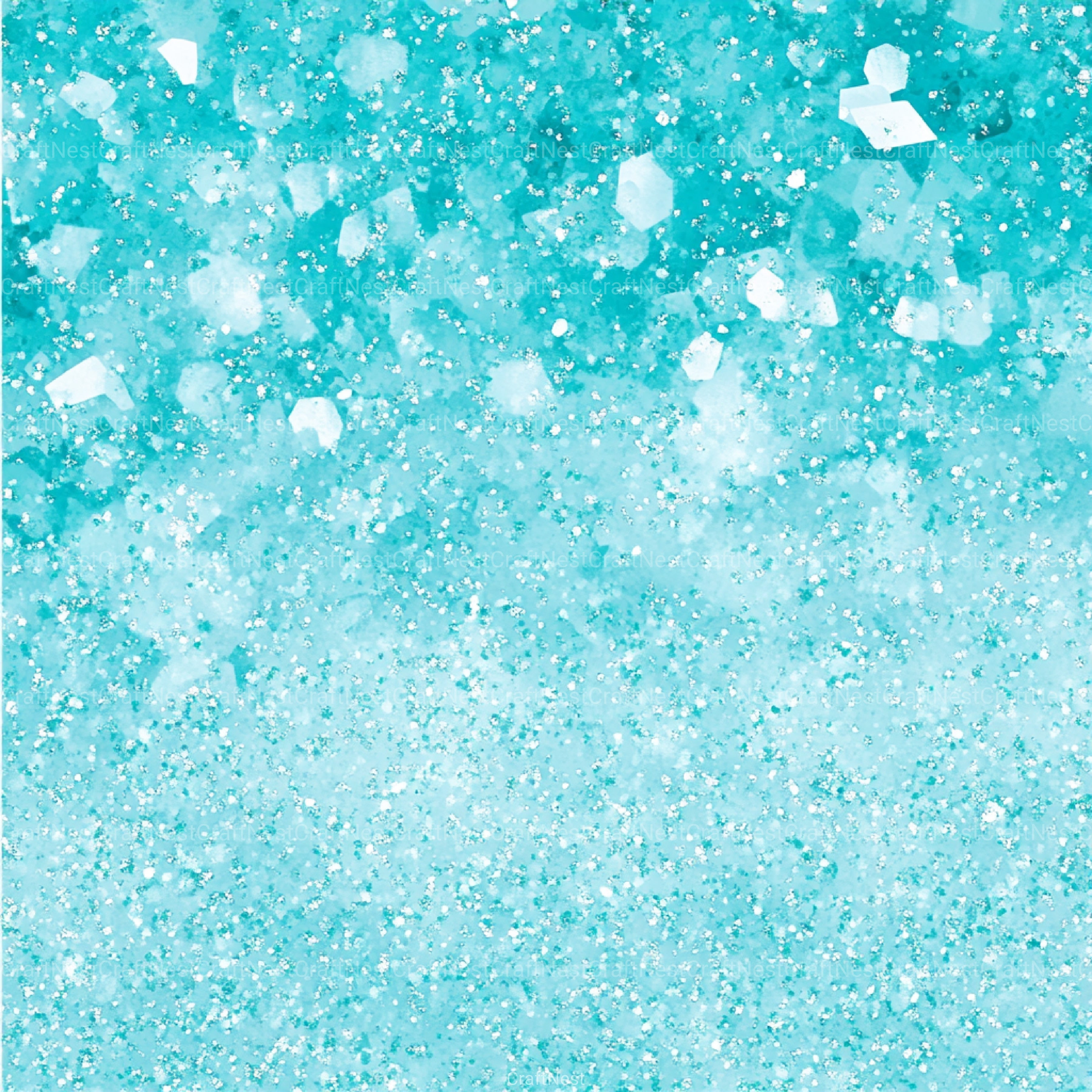 Blue Holographic Glitter Digital Paper - CraftNest - Digital Crafting and Art