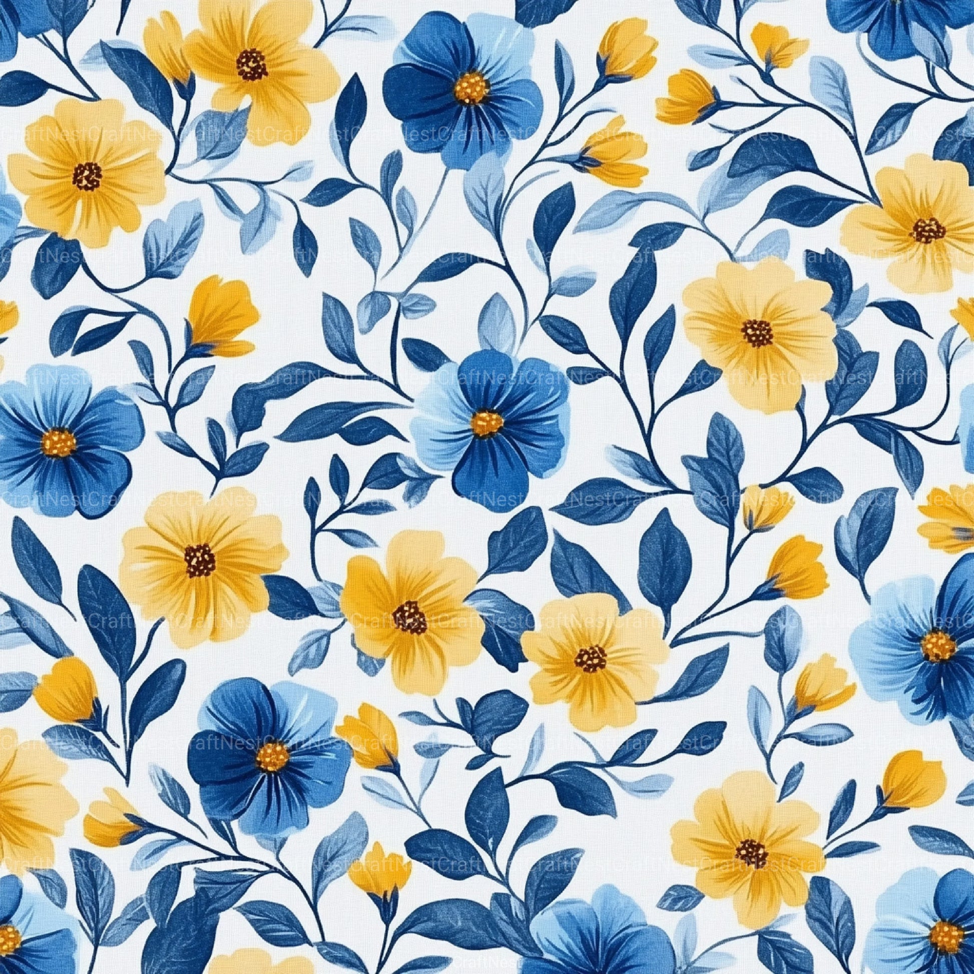 Floral Pattern Background Clipart Bundle 2 - CraftNest - Digital Crafting and Art