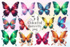 Colorful Butterfly Clipart Bundle 3